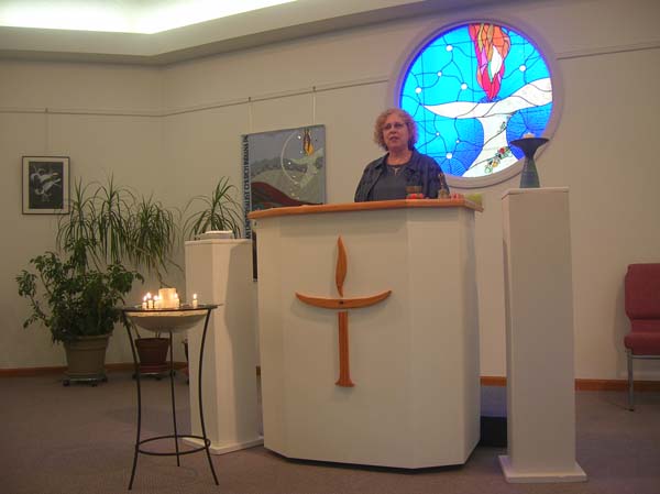 Joan at Pulpit 7.2006